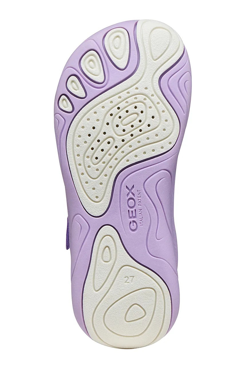 Geox sportcipő lányoknak Barefoot Foot-Run 26-34 lila/világossárga