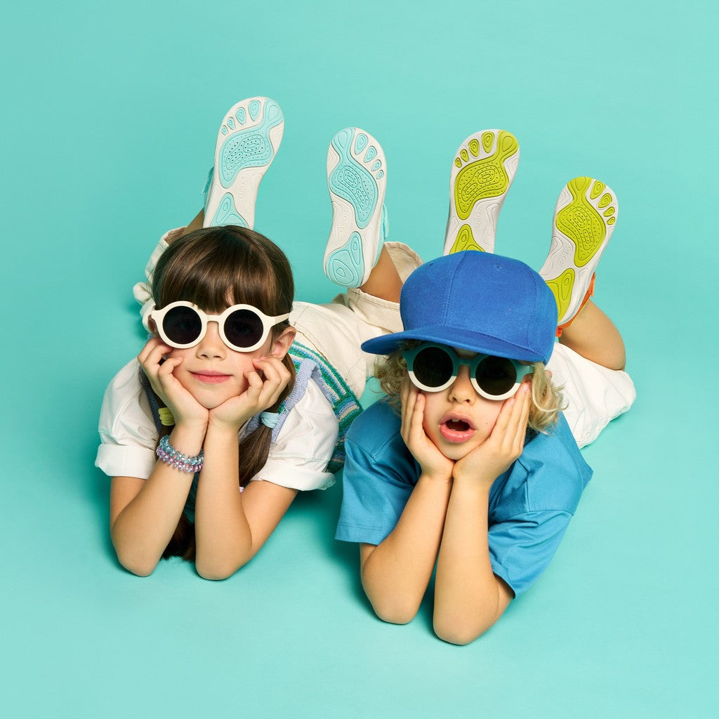 Geox sportcipő lányoknak Barefoot Foot-Run 26-34 lila/világossárga