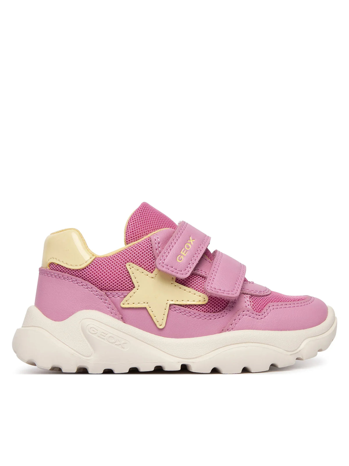 Geox lány sportcipő Ciufciuf 20-27 Dark Pink/Light Yellow csillagos