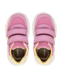 Geox lány sportcipő Ciufciuf 20-27 Dark Pink/Light Yellow csillagos
