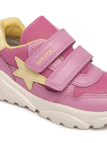 Geox lány sportcipő Ciufciuf 20-27 Dark Pink/Light Yellow csillagos