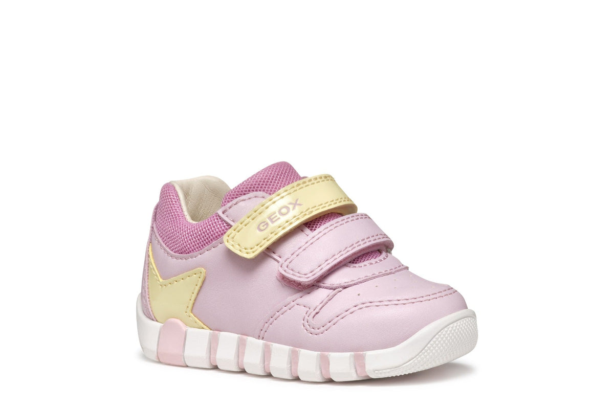Geox pantofi fete sport cu scai 18-26 Lupidoo Rose cu stea Fő kép