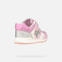Geox sportcipő lányoknak First Step Rishon 18-26 Pink/Silver