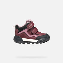 Geox pantofi fete Trekkyup Amphibiox 20-23 Burgundy/Rose