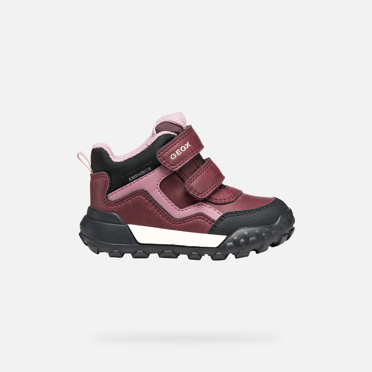 Geox pantofi fete Trekkyup Amphibiox 20-23 Burgundy/Rose