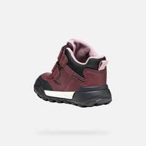 Geox pantofi fete Trekkyup Amphibiox 20-23 Burgundy/Rose