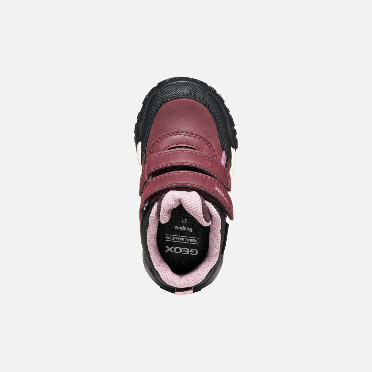 Geox pantofi fete Trekkyup Amphibiox 20-23 Burgundy/Rose