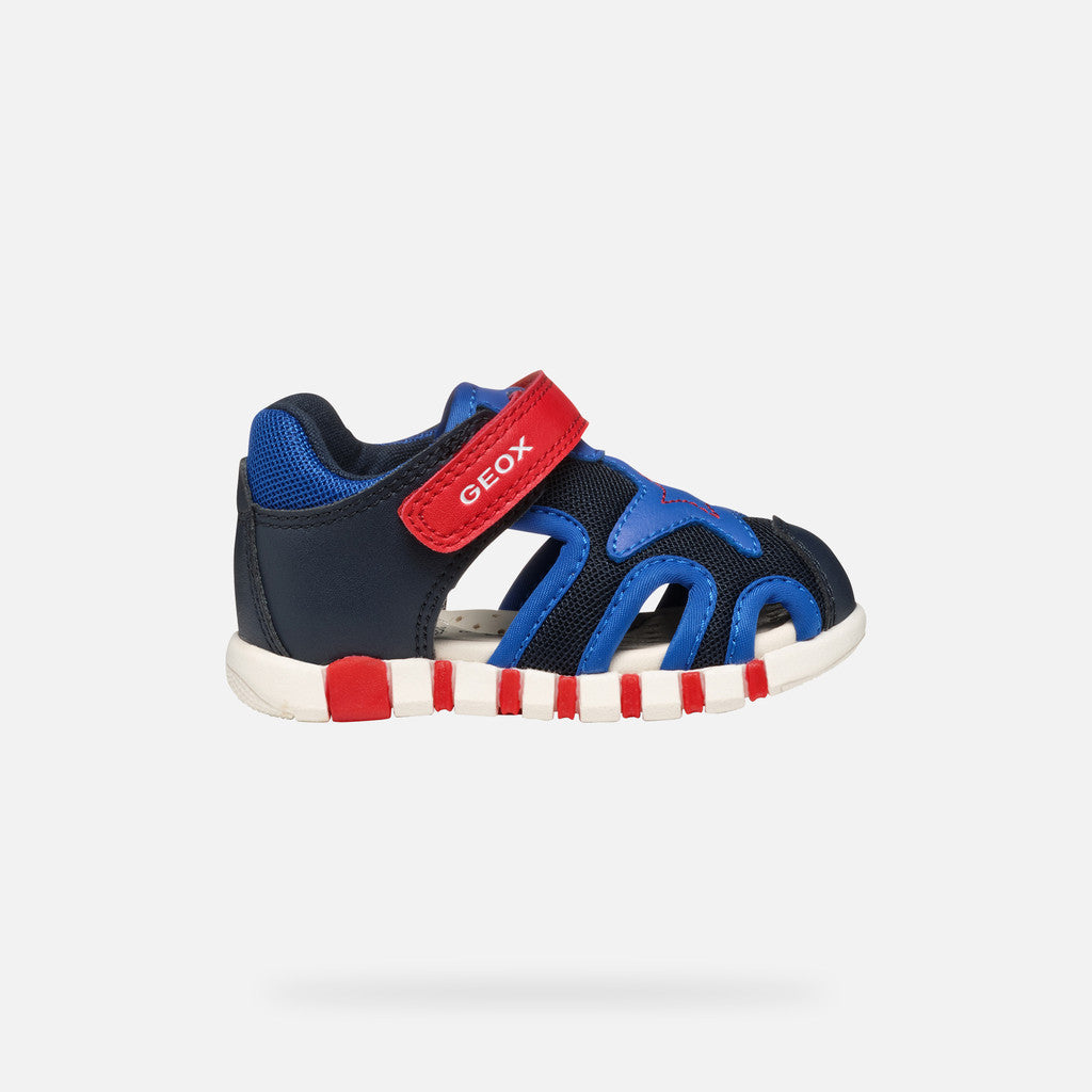 Geox fiú szandál 18-25 Iupidoo Navy/Royal csillaggal Másodlagos kép