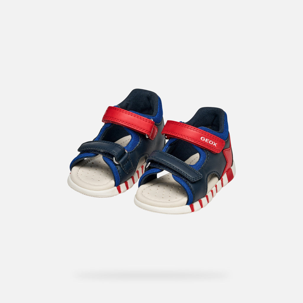Geox sandale baieti 19-25 Iupidoo Navy/Royal-Red Fő kép