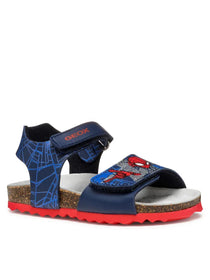 Geox sandale baieti 20-23 Chalki Navy/Red Spiderman