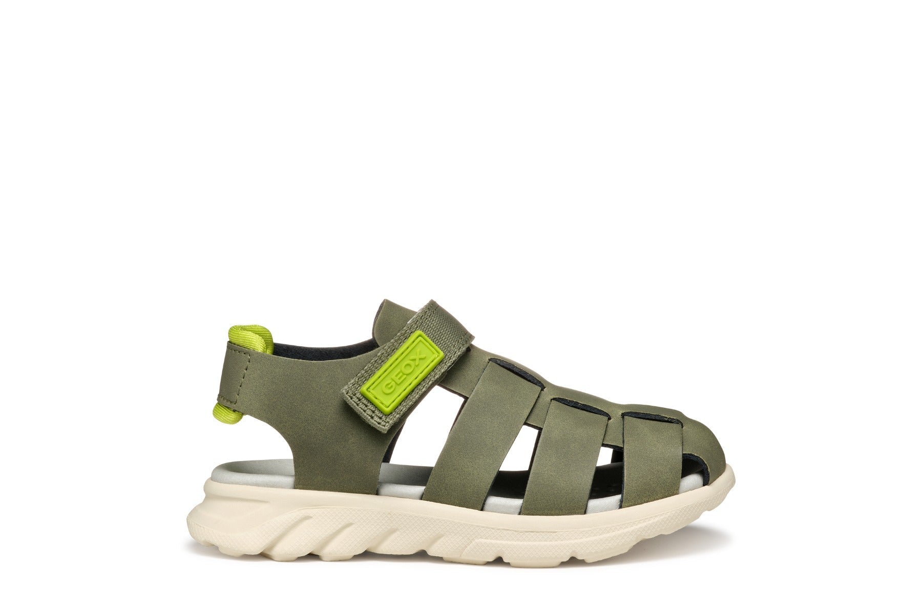 Geox fiú szandál 28-33 Airadyum Military/Lime Másodlagos kép