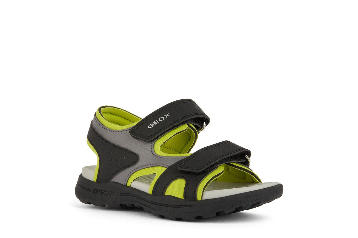 Geox sandale baieti 30-35 Vaniett Black/Lime Fő kép