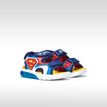 Geox Ciberdron fiú LED szandál 26-34 Superman világoskék/piros