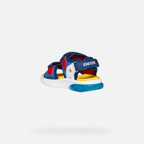 Geox Ciberdron fiú LED szandál 26-34 Superman világoskék/piros