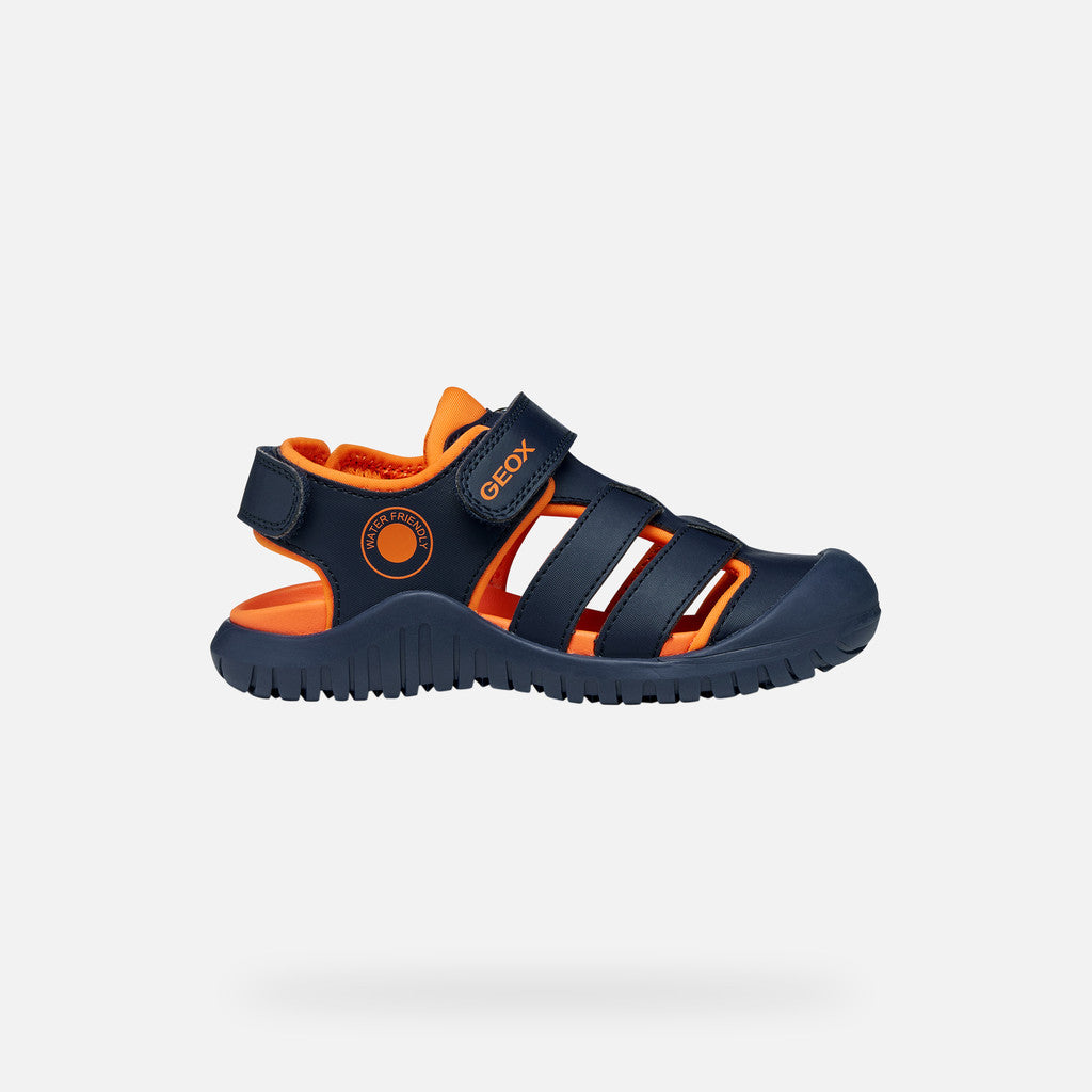 Geox fiú szandálok Fusbetto Pro Junior Quick Dry vízálló 26-34 kék/narancs Másodlagos kép