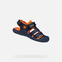 Geox fiú szandálok Fusbetto Pro Junior Quick Dry vízálló 26-34 kék/narancs