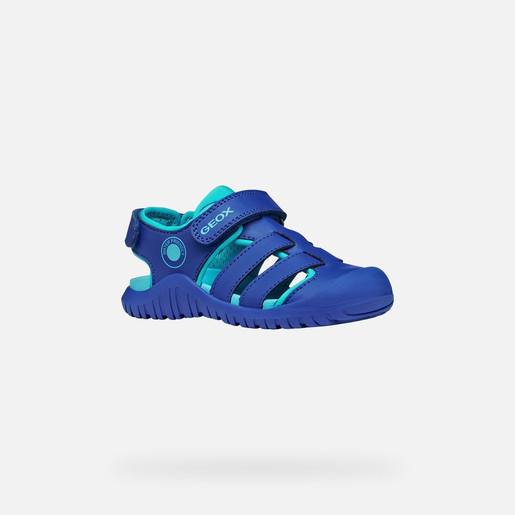 Geox fiú szandál Fusbetto Pro Junior Quick Dry vízálló 26-34 Royal/Light Blue