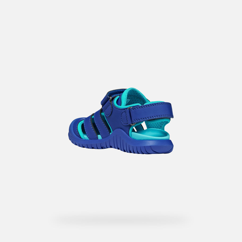 Geox fiú szandál Fusbetto Pro Junior Quick Dry vízálló 26-34 Royal/Light Blue