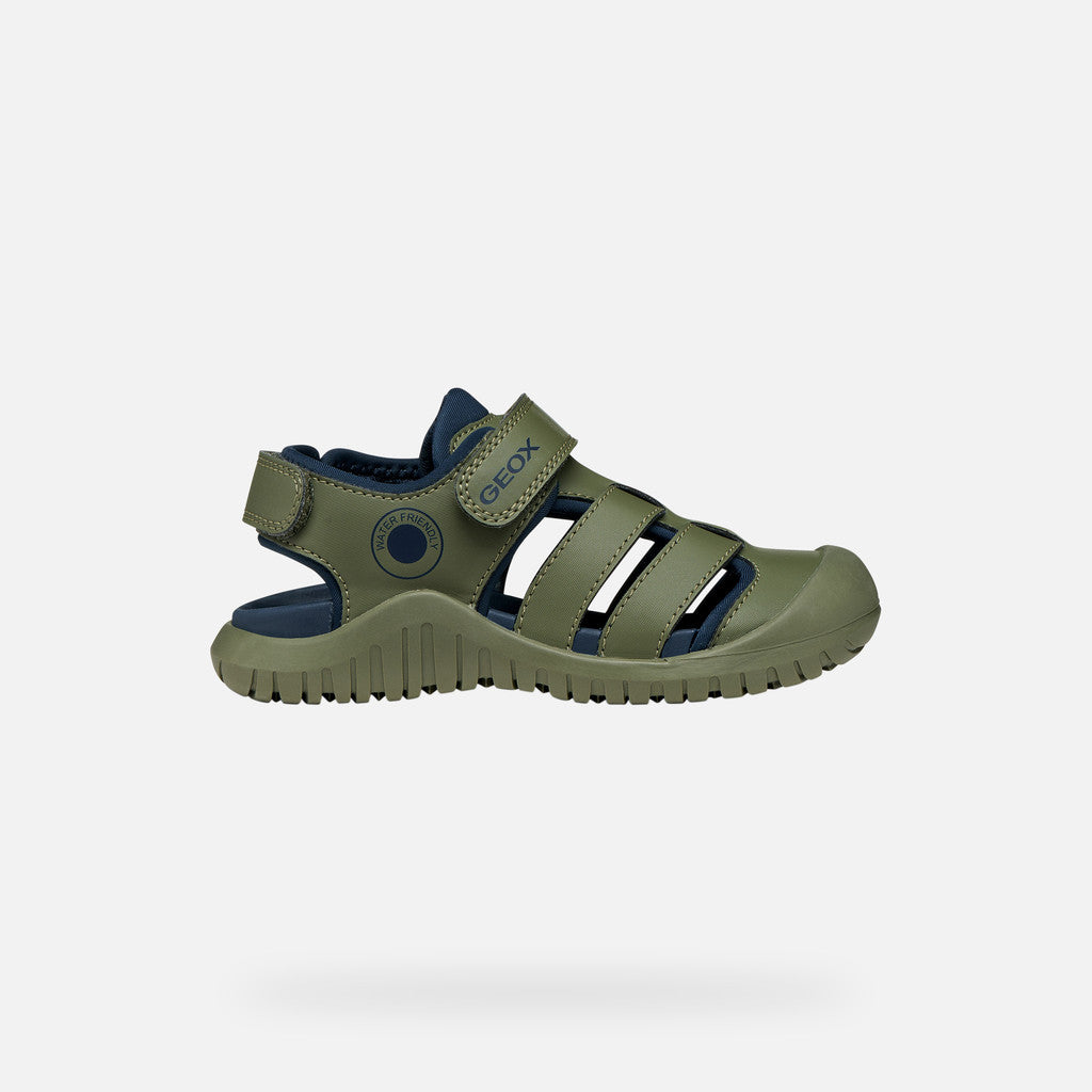 Geox fiú szandálok Fusbetto Pro Junior Quick Dry Water-resistant 26-34 zsályazöld/sötétkék Másodlagos kép