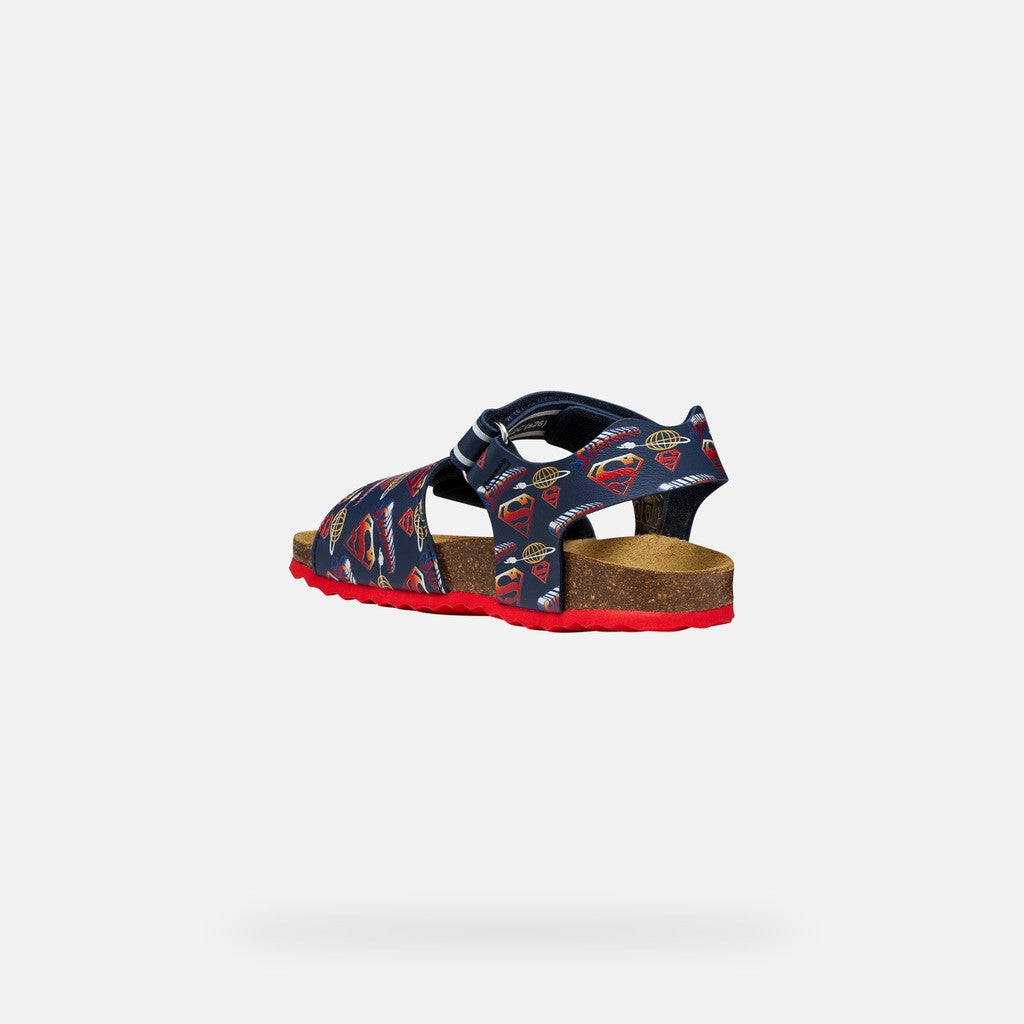 Geox fiú szandál Ghita 26-34 Superman Navy/Red