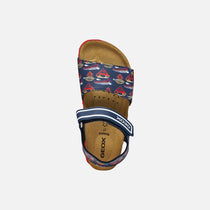 Geox fiú szandál Ghita 26-34 Superman Navy/Red