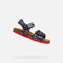 Geox fiú szandál Ghita 26-34 Superman Navy/Red