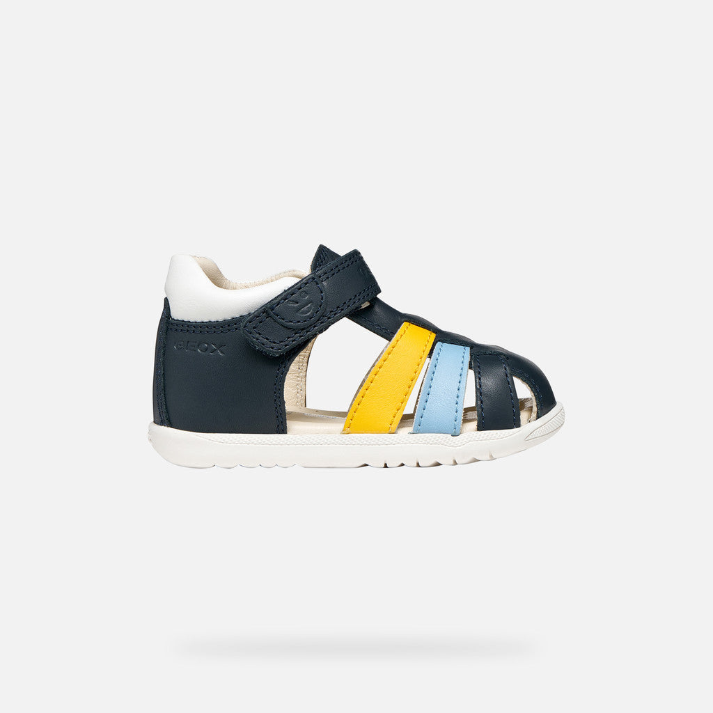 Geox fiú szandálok Első Lépések 18-26 Macchia Navy/Dark Yellow Másodlagos kép