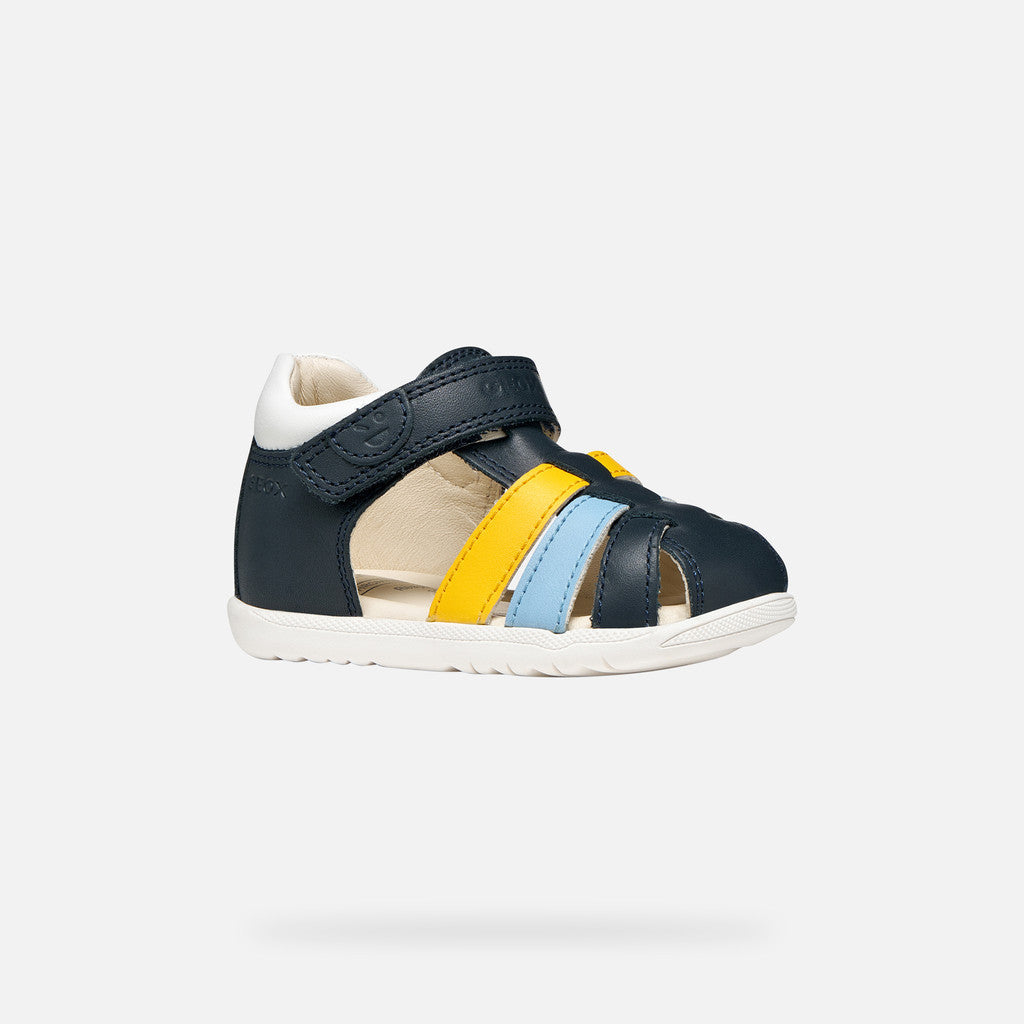 Geox fiú szandálok Első Lépések 18-26 Macchia Navy/Dark Yellow Fő kép
