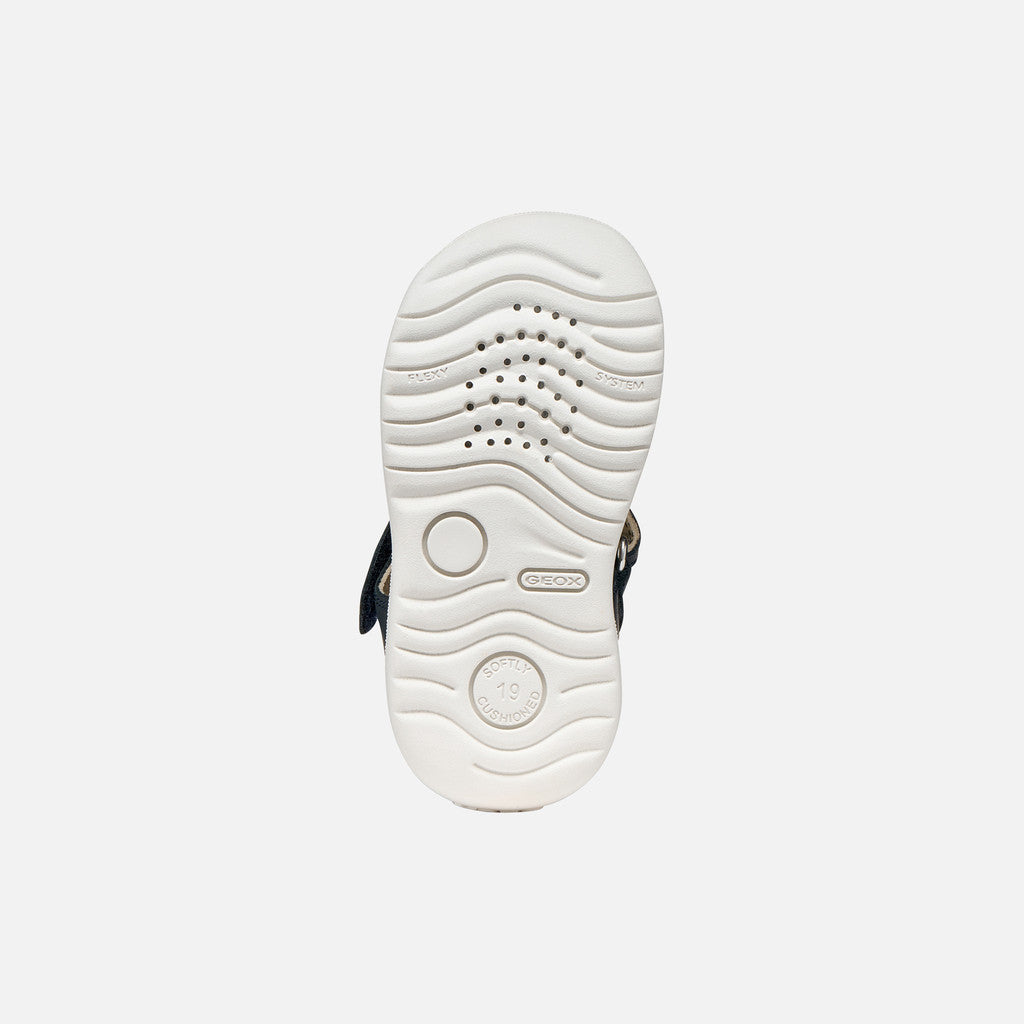 Geox fiú szandálok Első Lépések 18-26 Macchia Navy/Dark Yellow