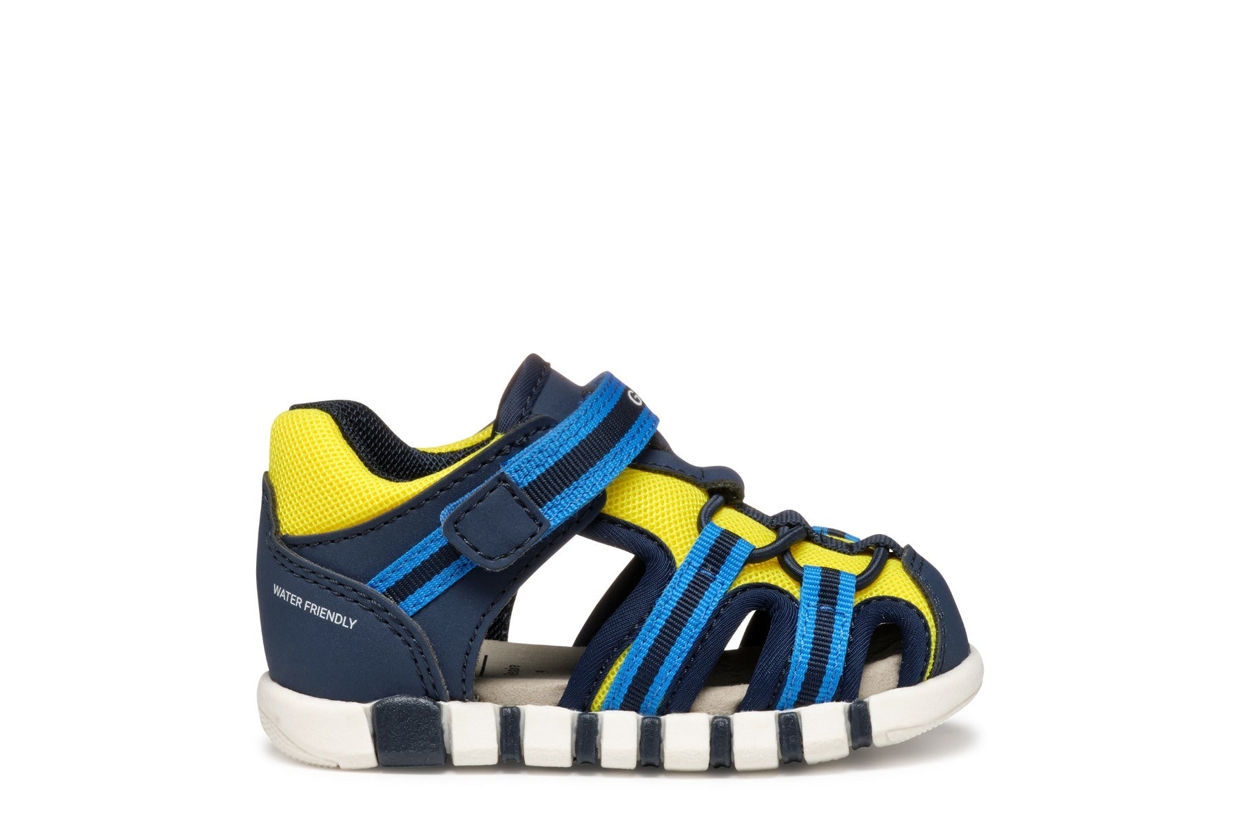Geox fiú szandál VÍZÁLLÓ 18-26 Iupidood Navy/Fluo Yellow Másodlagos kép