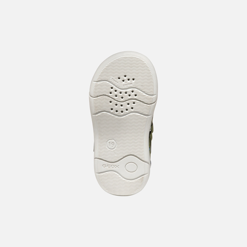 Geox Zapito Baby fiú szandál 18-26 Pisztácia/Tengerészkék horgonyos