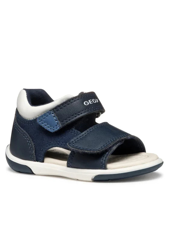 Geox Zapito Baby nyitott orrú fiú szandál 18-26 Navy/White Fő kép