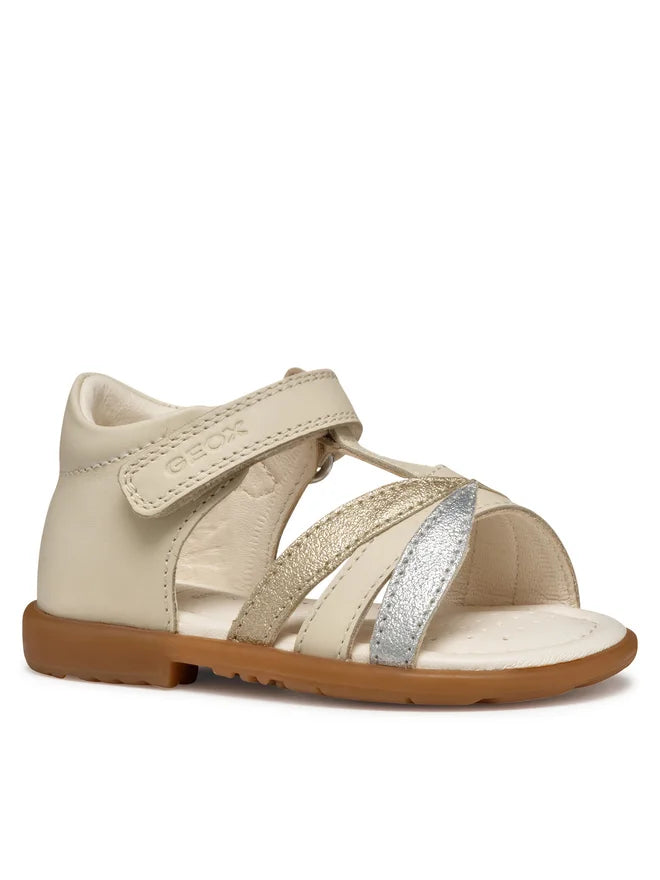 Geox sandale fete 20-23 Verred Ivory/Platinum Fő kép