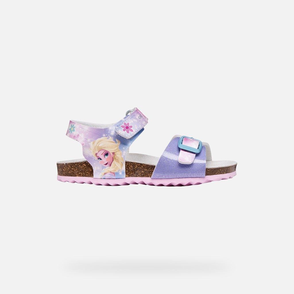 Geox Adriel lány szandál 24-32 Sötét orgona Frozen Elsa Másodlagos kép