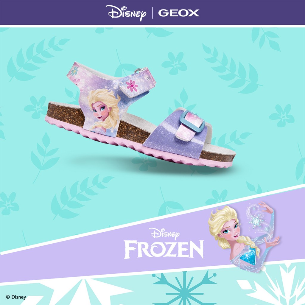 Geox Adriel lány szandál 24-32 Sötét orgona Frozen Elsa
