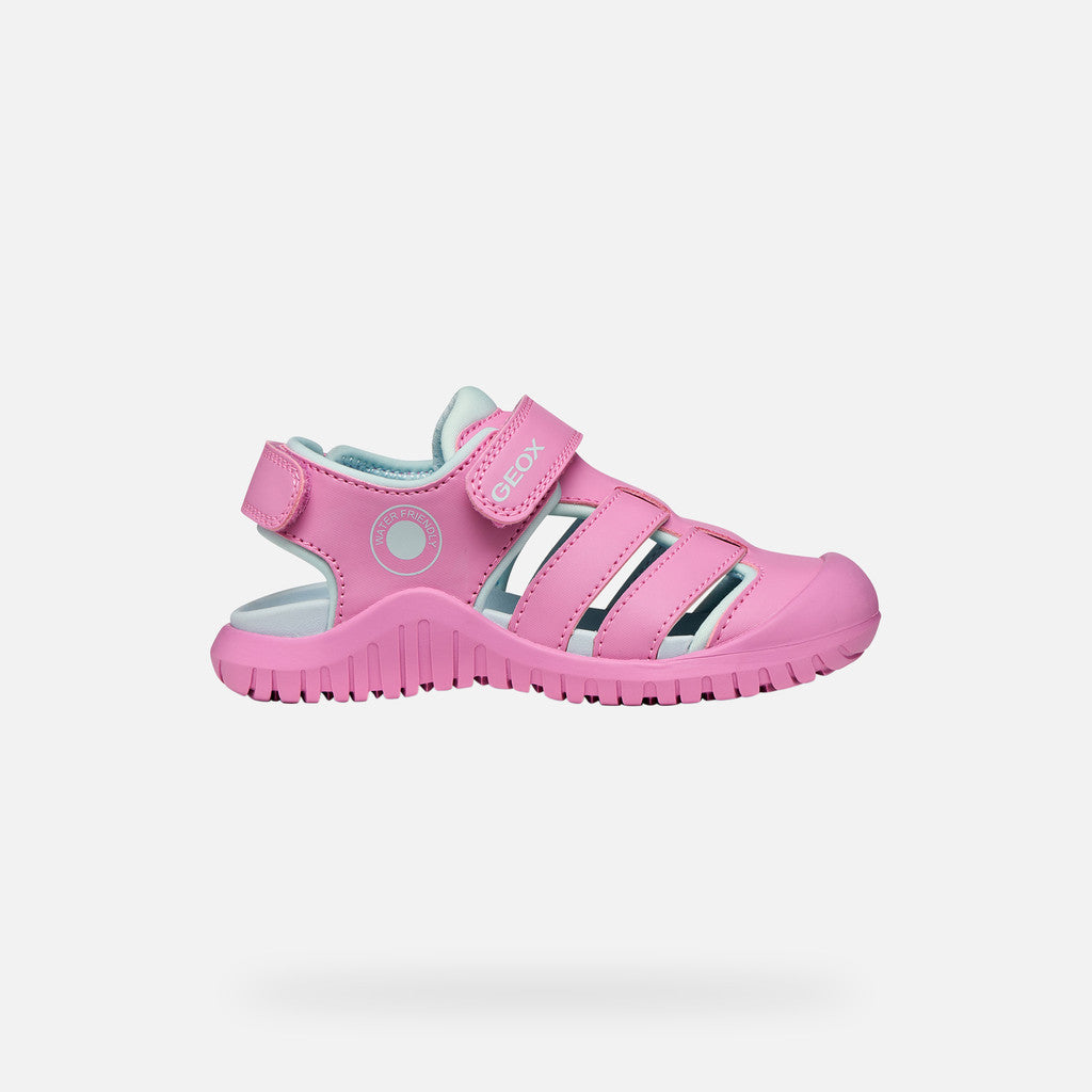 Geox lány szandál Fusbetto Pro Junior Quick Dry vízálló 26-34 sötét rózsaszín/víz Másodlagos kép