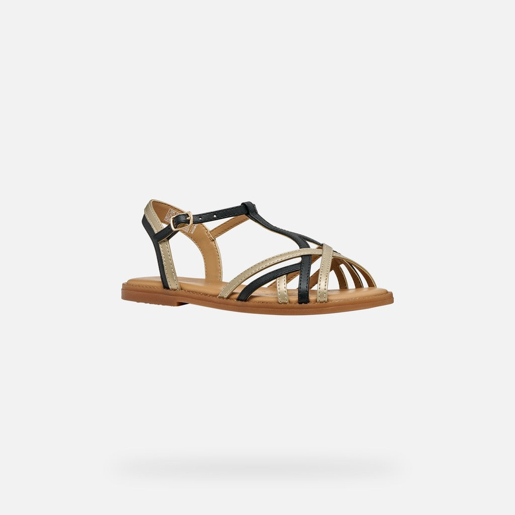 Geox Karly lány szandál 28-36 fekete/platina Fő kép