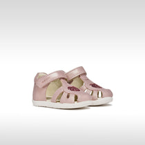 Geox Macchia Baby lány szandál 18-26 világos rózsaszín szívvel