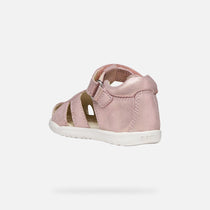 Geox Macchia Baby lány szandál 18-26 világos rózsaszín szívvel