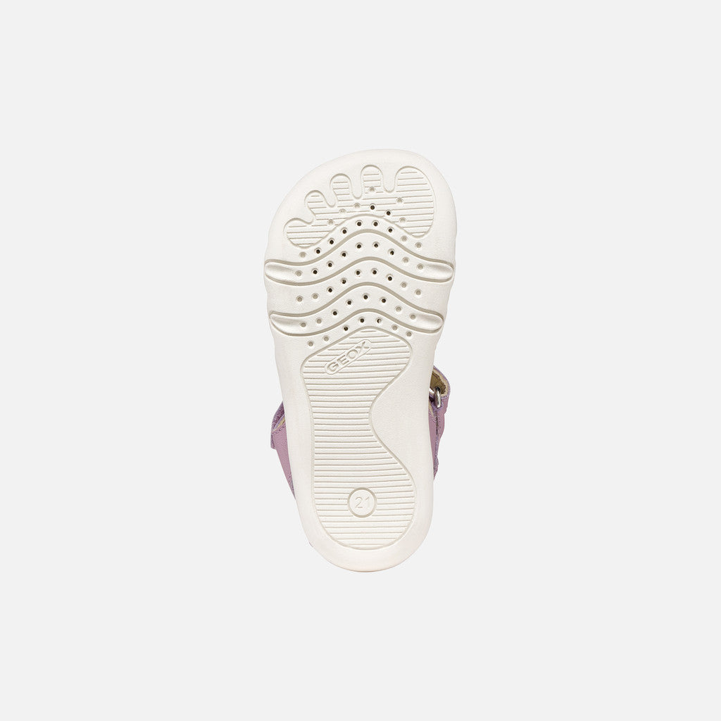 Geox lány szandál Barefoot Steppieup Baby 20-27 Lilac