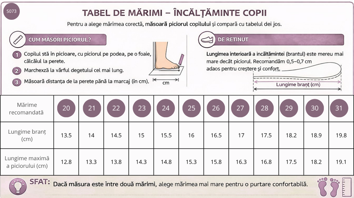 Ghid de mărimi D.D.Step fiú Barefoot cipő 26-31 Bermuda kék barna színben
