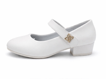i`Miss Q elegáns kislány cipő sarokkal 31-38 White