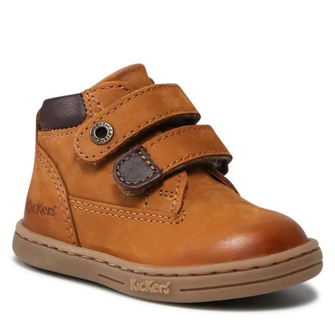 KicKers pantofi baieti cu scai marimea 18-24, Tackeasy Camel Marron Fő kép