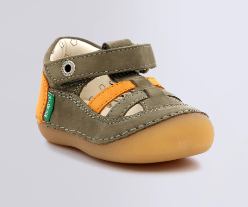 KicKers pantofi baieti decupati 18-24, Sushy Kaki Orange Fő kép