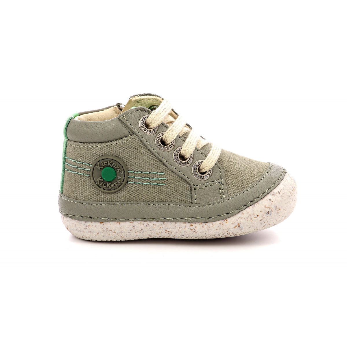 KicKers pantofi baieti sport Sonistreet 18-24, Kaki Vert  Fő kép