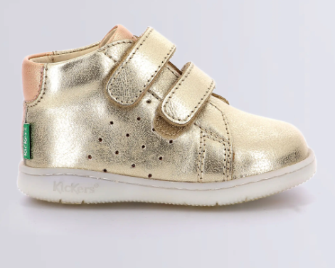 KicKers lány cipő tépőzáras 18-24, Kickbelkro Beige Champagne Másodlagos kép