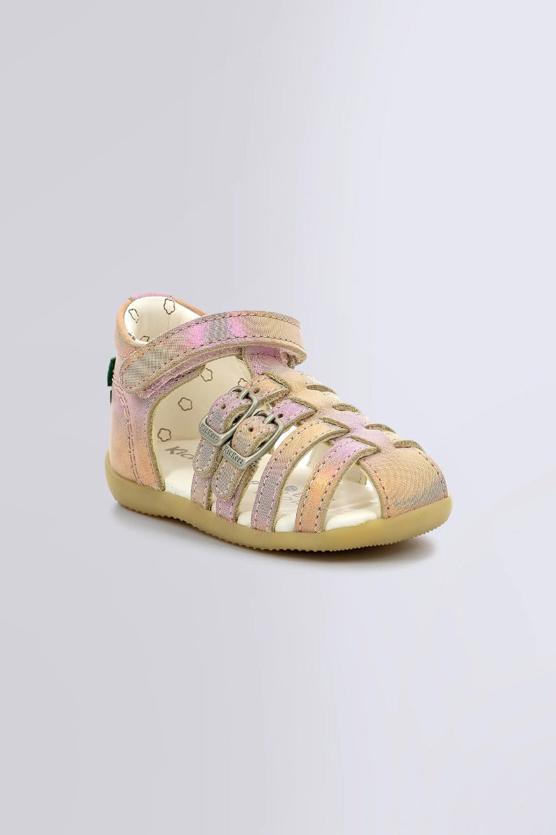 KicKers lány szandál tépőzárral 19-24 BIGKRO Rose Rainbow Másodlagos kép