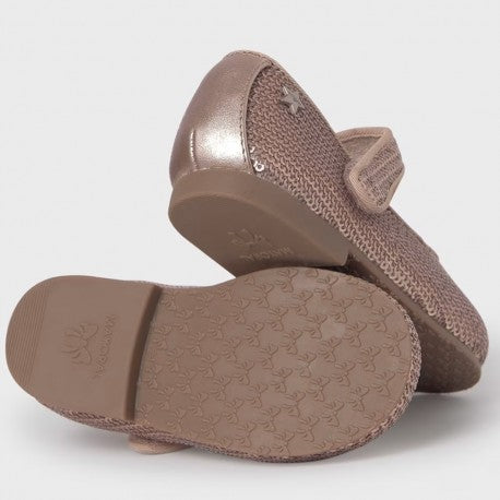 Mayoral lány balerina cipő, flitteres, 19-25, Rose Gold Másodlagos kép