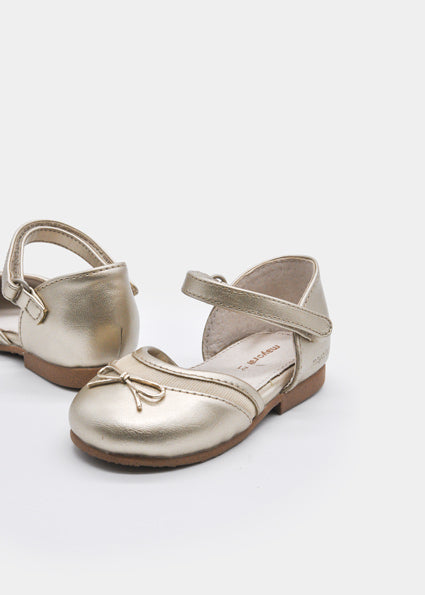 Mayoral balerina cipő lányoknak, kivágott, 19-25, arany