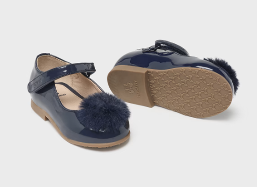 Mayoral balerini fetite cu pom pom 19-25, Navy Blue Fő kép